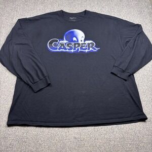 Casper The Friendly Ghost Graphic Long Sleeve Tshirt Mens XL